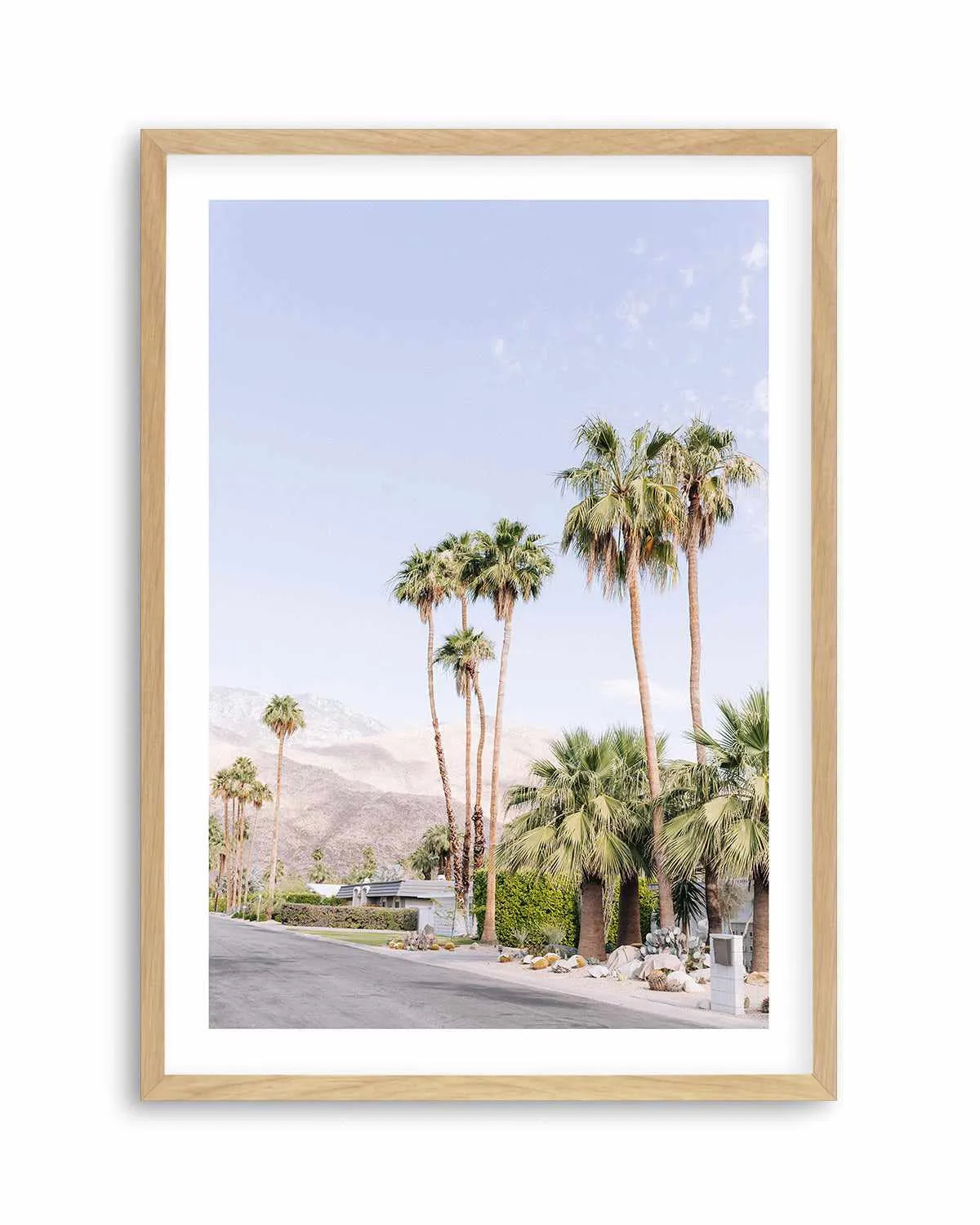 Mountain View Drive, Palm Springs Art Print from Olive et Oriel where you can shop wallpaper and artworks online