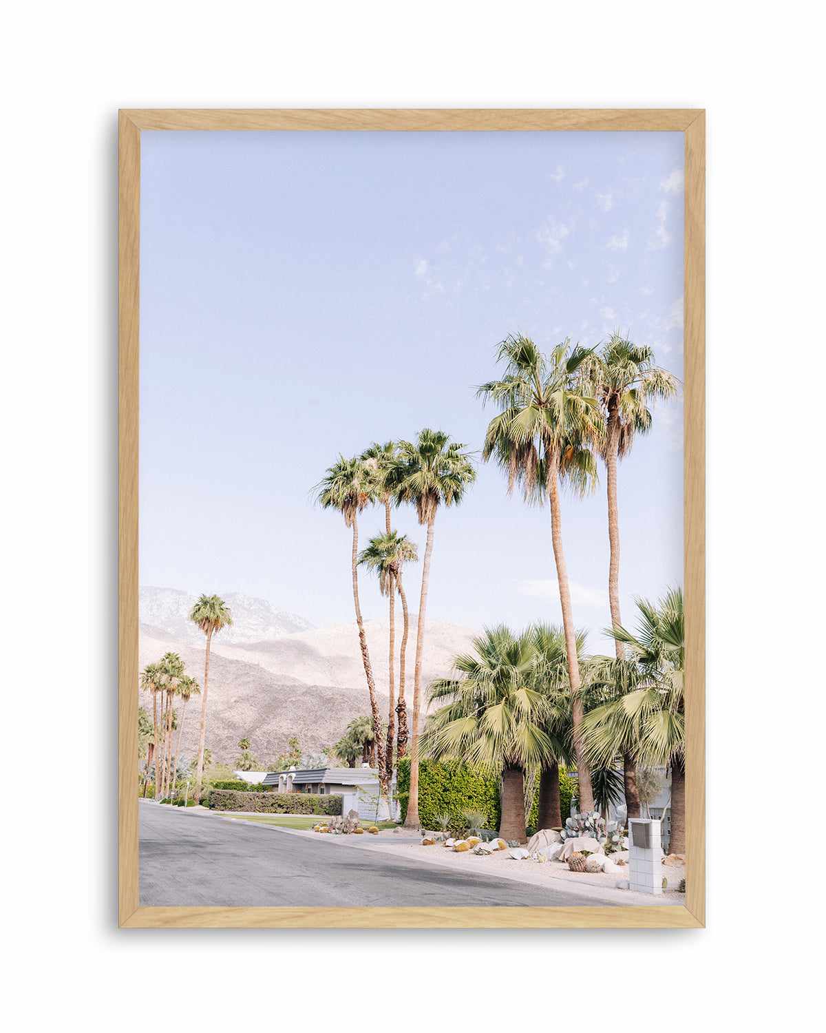 Mountain View Drive, Palm Springs Art Print