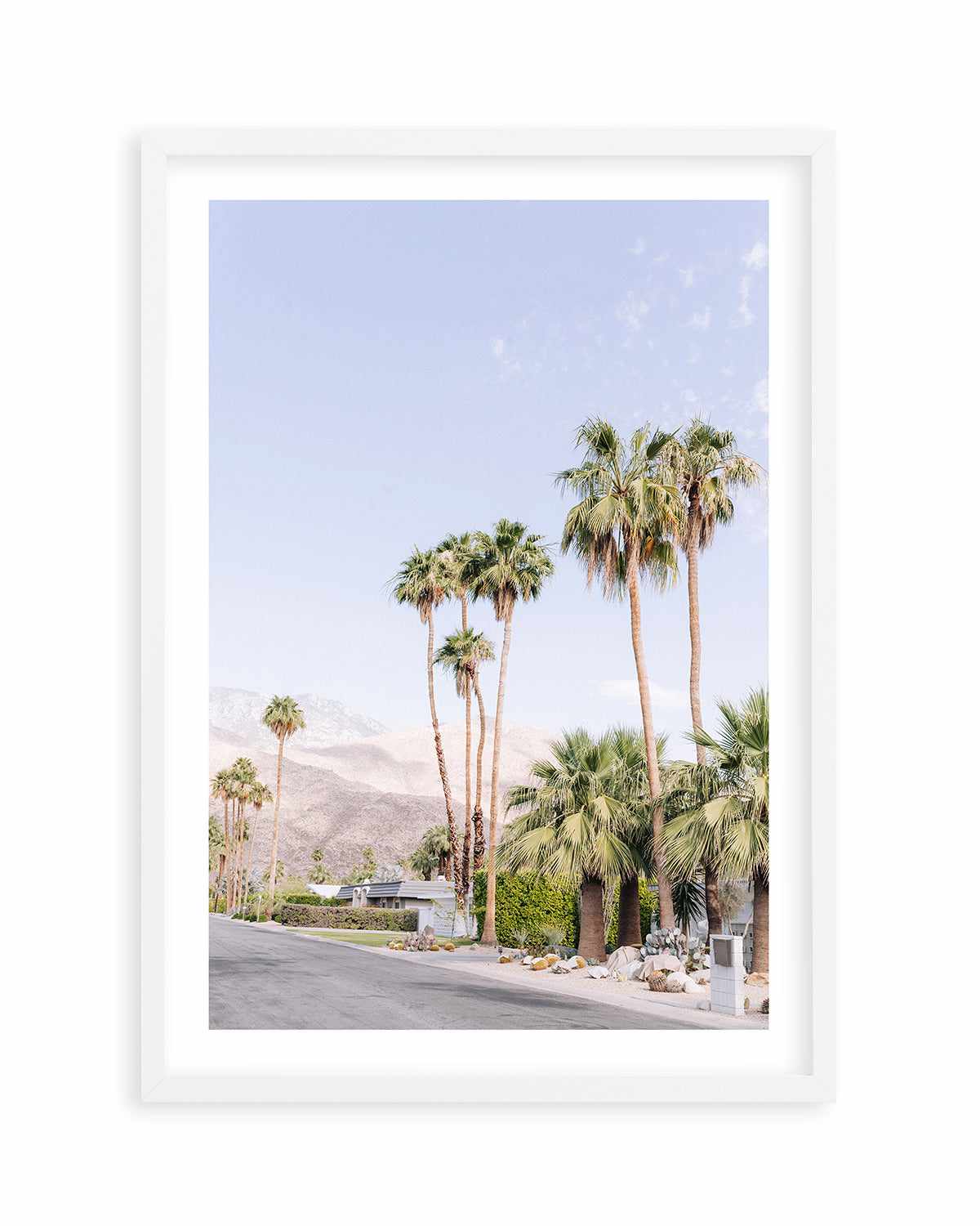 Mountain View Drive, Palm Springs Art Print