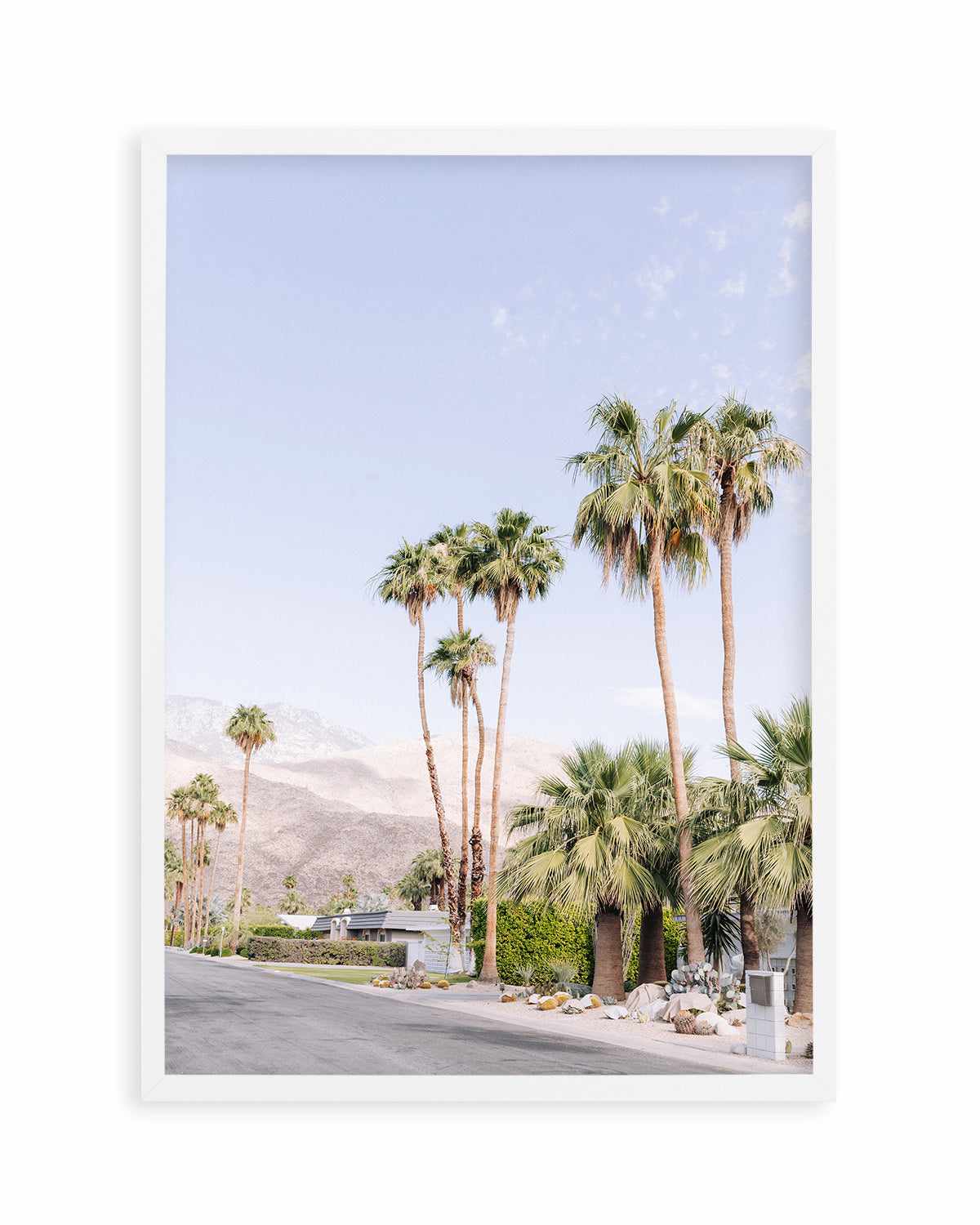 Mountain View Drive, Palm Springs Art Print