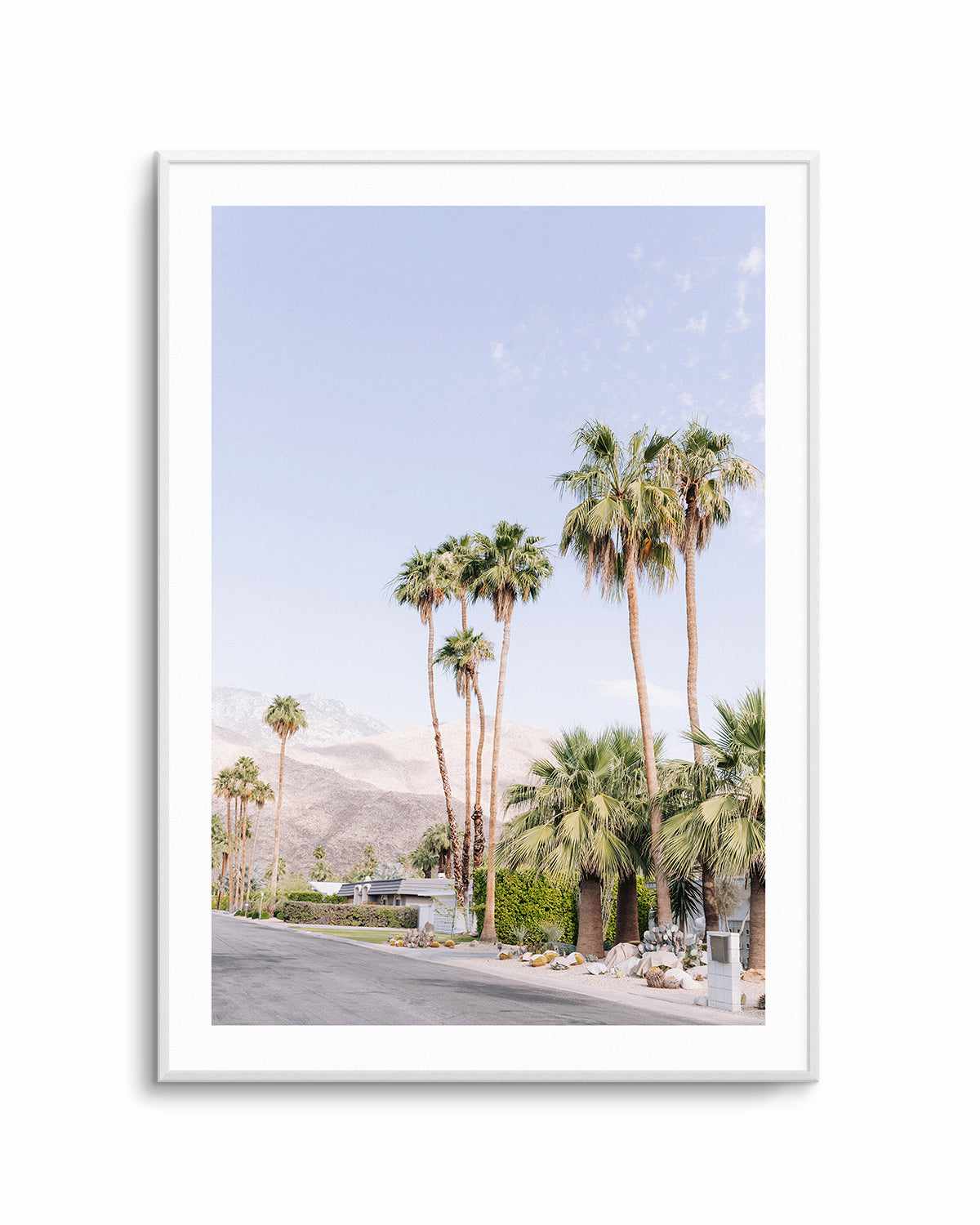 Mountain View Drive, Palm Springs Art Print