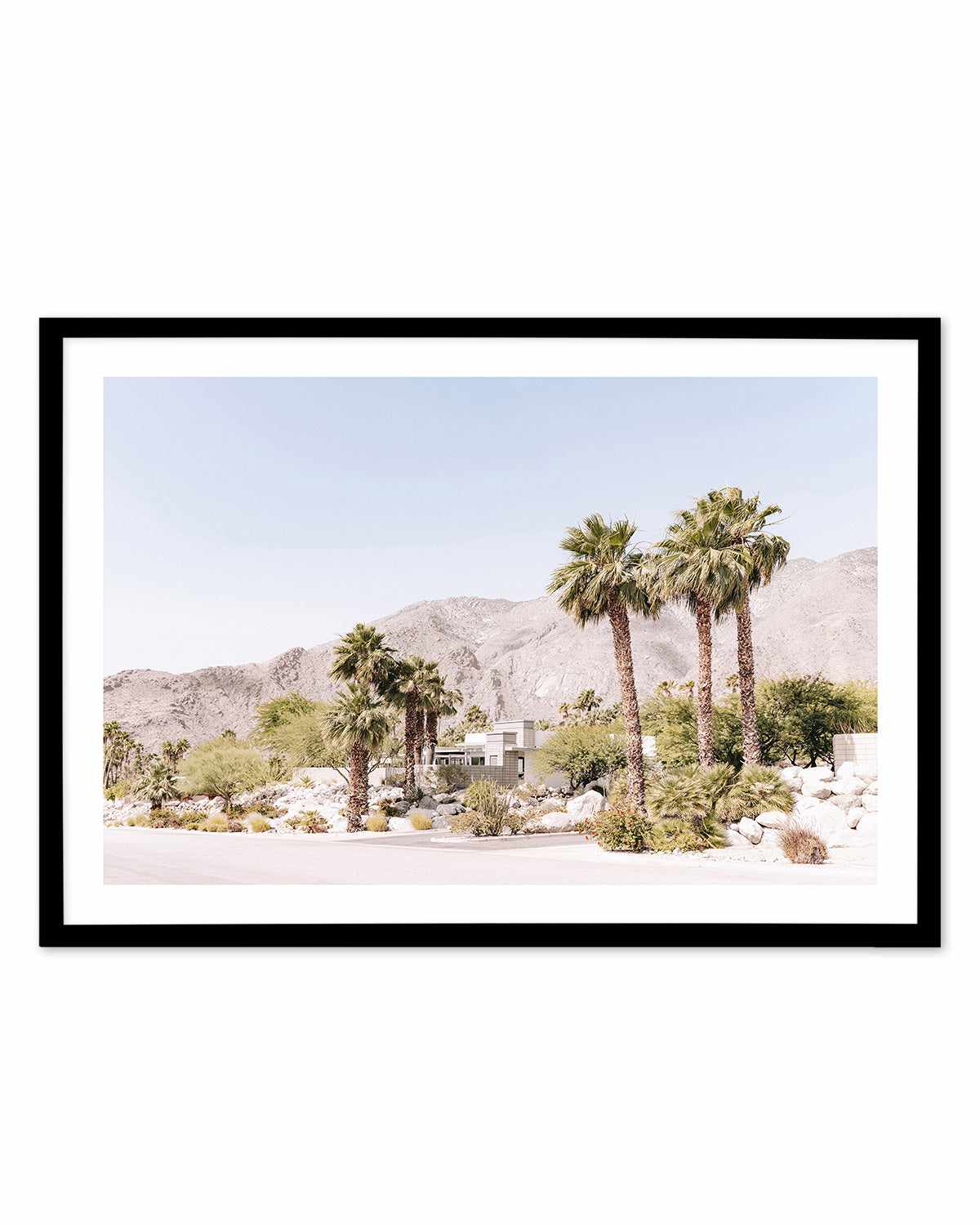 Mountain Views, Palm Springs Art Print