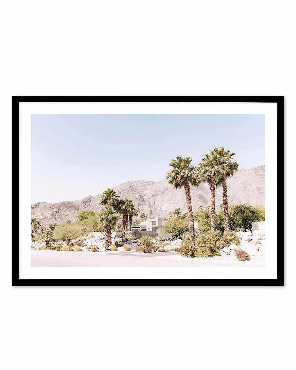 Mountain Views, Palm Springs Art Print from Olive et Oriel where you can shop wallpaper and artworks online