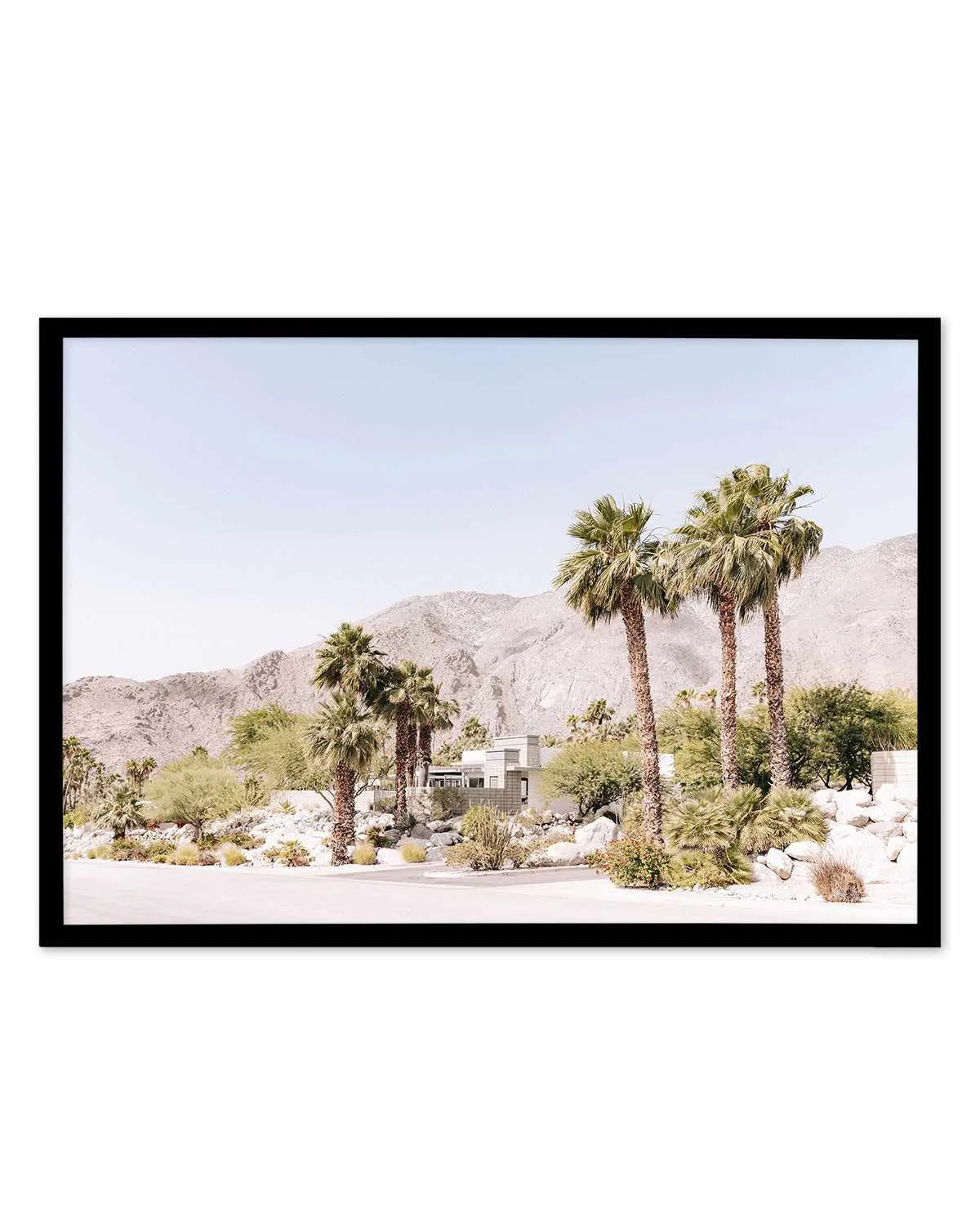 Mountain Views, Palm Springs Art Print from Olive et Oriel where you can shop wallpaper and artworks online