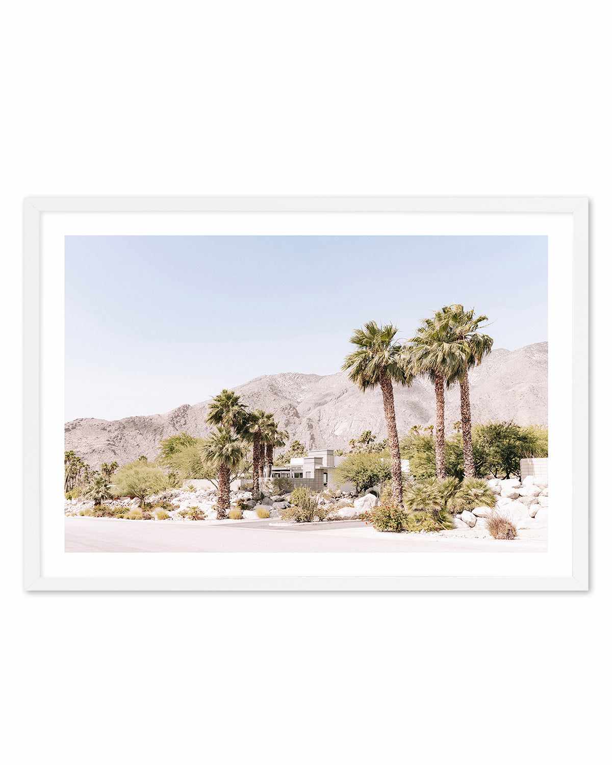 Mountain Views, Palm Springs Art Print