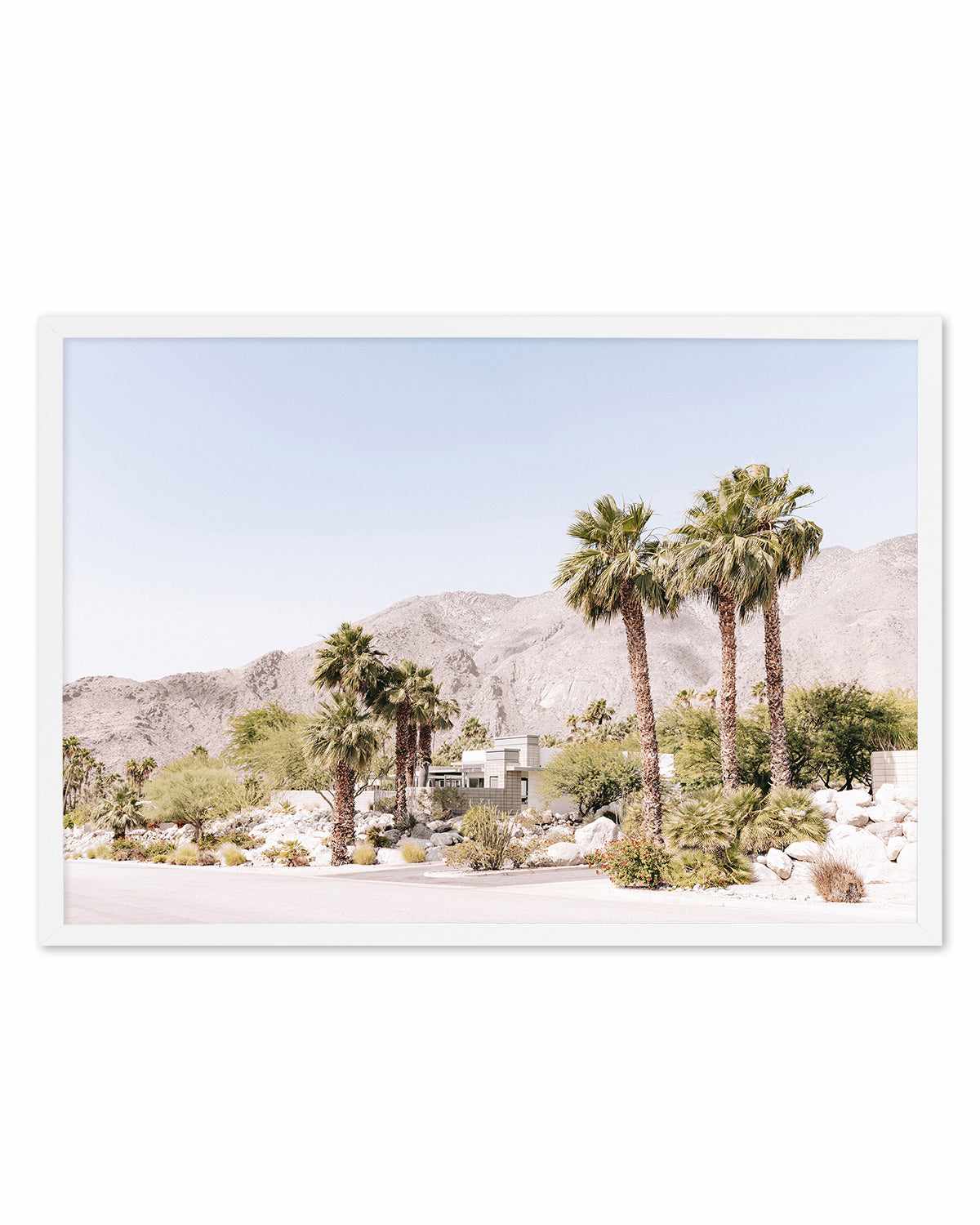 Mountain Views, Palm Springs Art Print