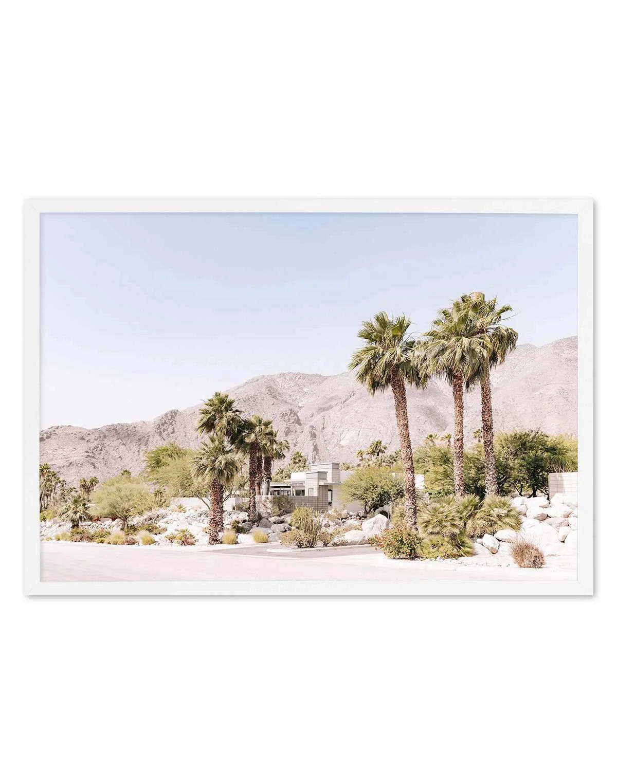 Mountain Views, Palm Springs Art Print from Olive et Oriel where you can shop wallpaper and artworks online