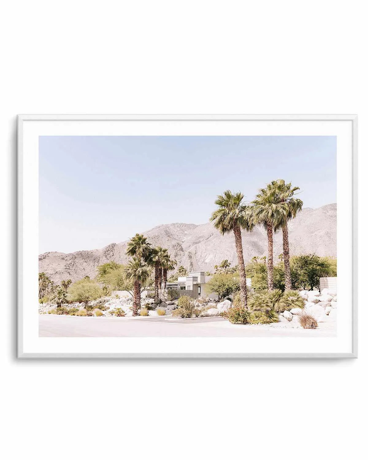 Mountain Views, Palm Springs Art Print from Olive et Oriel where you can shop wallpaper and artworks online
