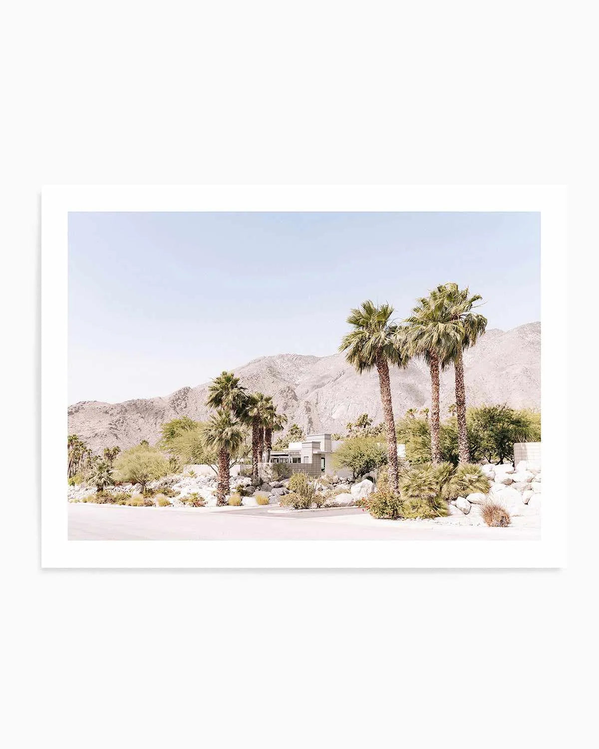 Mountain Views, Palm Springs Art Print from Olive et Oriel where you can shop wallpaper and artworks online