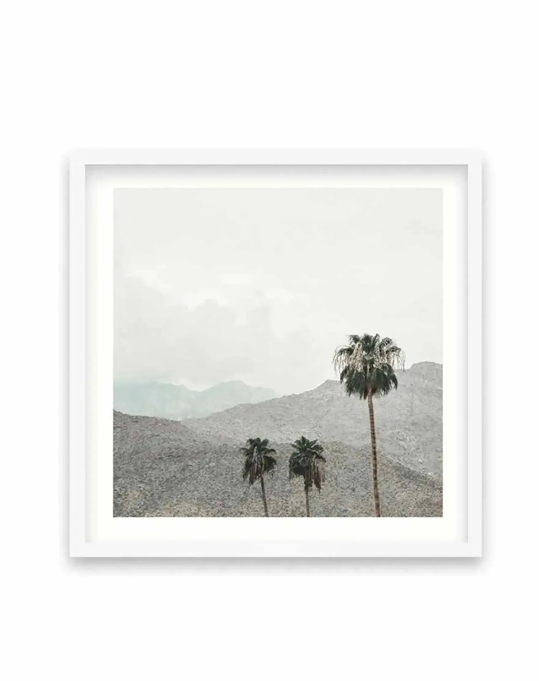 Mountains Of Palm Springs | SQ Art Print-PRINT-Olive et Oriel-Olive et Oriel-70x70 cm | 27.5" x 27.5"-White-With White Border-Buy-Australian-Art-Prints-Online-with-Olive-et-Oriel-Your-Artwork-Specialists-Austrailia-Decorate-With-Coastal-Photo-Wall-Art-Prints-From-Our-Beach-House-Artwork-Collection-Fine-Poster-and-Framed-Artwork