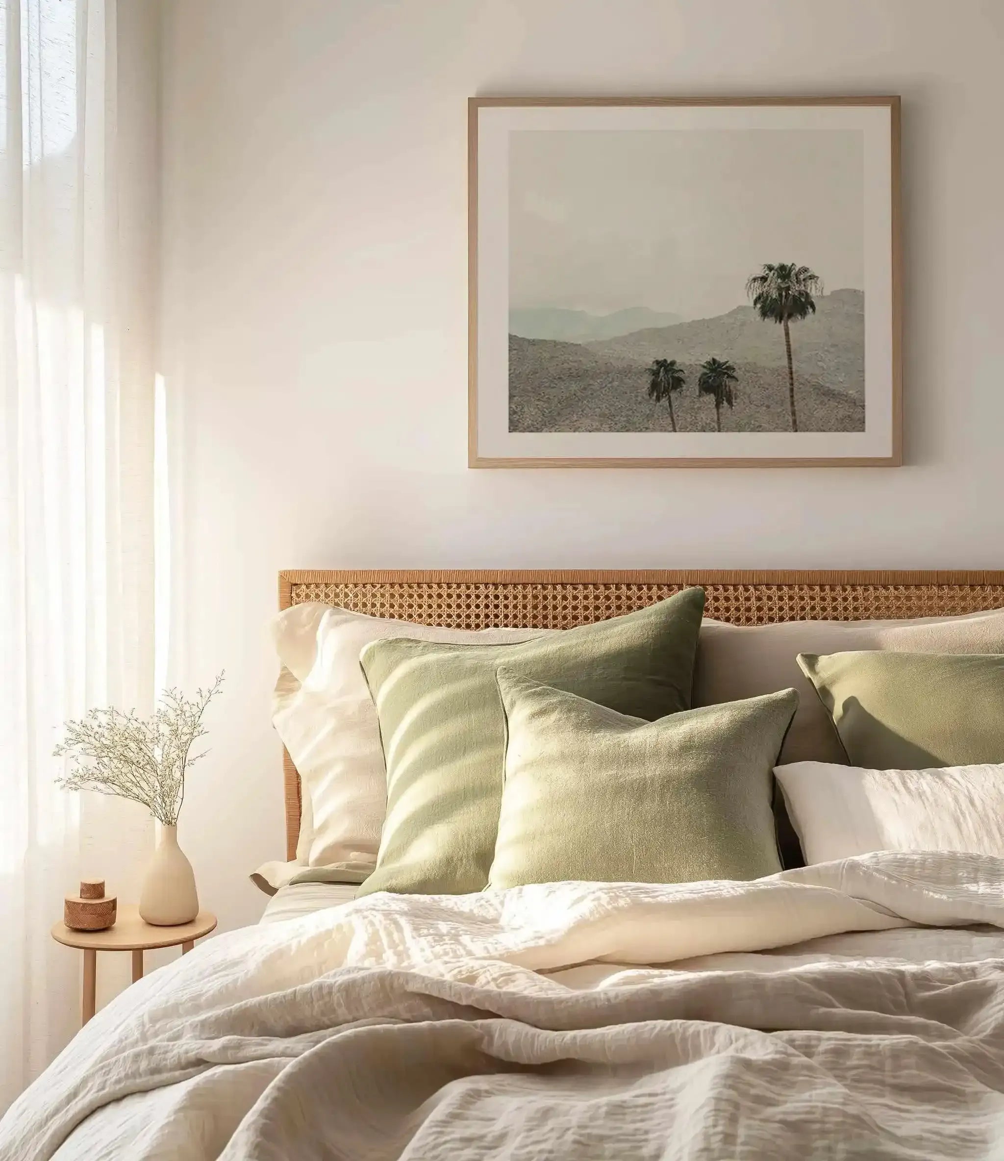 Mountains Of Palm Springs | Square Art Print from Olive et Oriel where you can shop wallpaper and artworks online