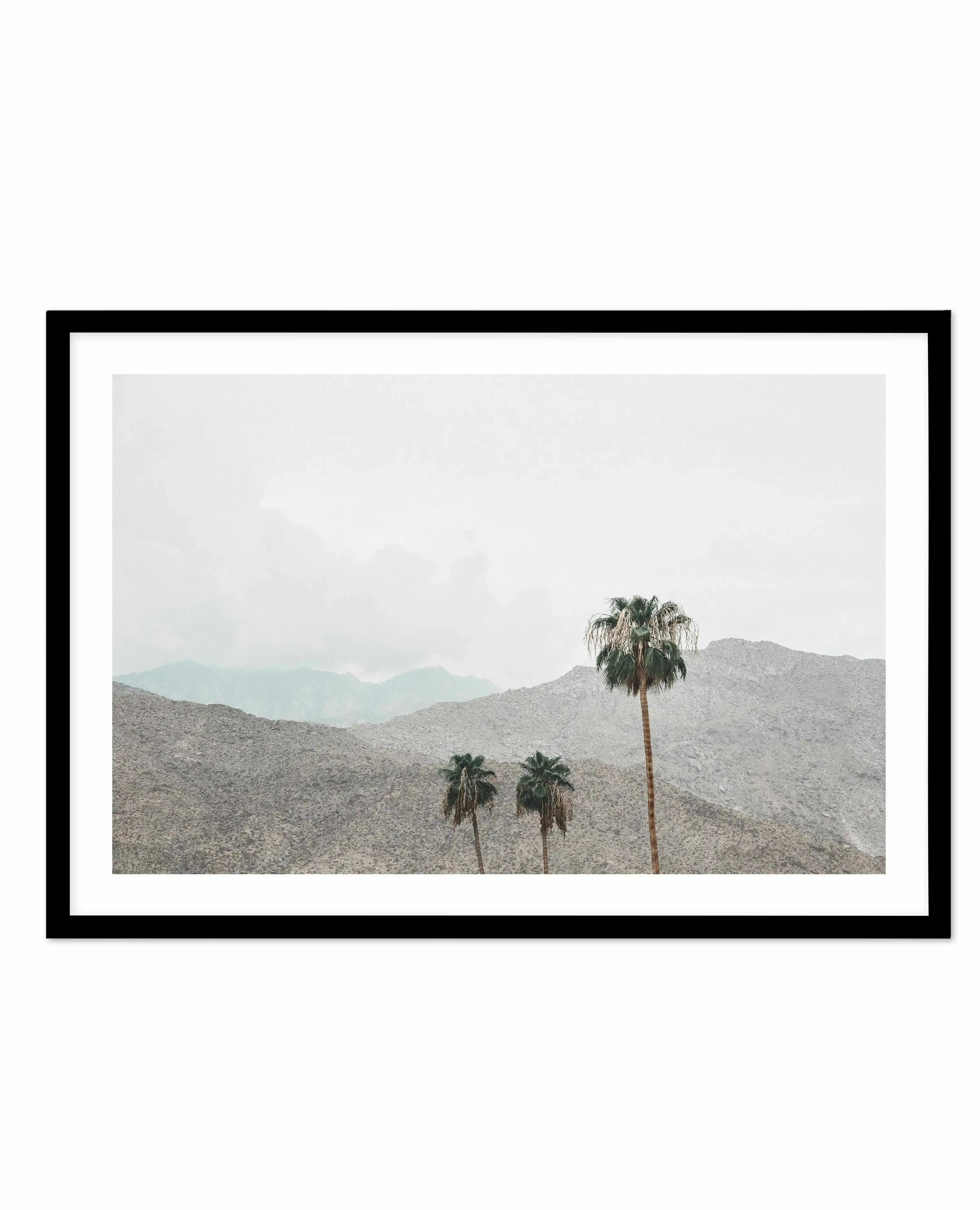 Mountains of Palm Springs | LS Art Print-PRINT-Olive et Oriel-Olive et Oriel-A4 | 8.3" x 11.7" | 21 x 29.7cm-Black-With White Border-Buy-Australian-Art-Prints-Online-with-Olive-et-Oriel-Your-Artwork-Specialists-Austrailia-Decorate-With-Coastal-Photo-Wall-Art-Prints-From-Our-Beach-House-Artwork-Collection-Fine-Poster-and-Framed-Artwork