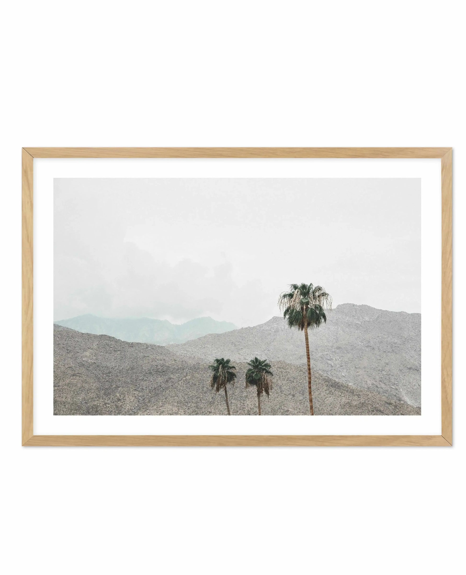 Mountains of Palm Springs | LS Art Print-PRINT-Olive et Oriel-Olive et Oriel-A4 | 8.3" x 11.7" | 21 x 29.7cm-Oak-With White Border-Buy-Australian-Art-Prints-Online-with-Olive-et-Oriel-Your-Artwork-Specialists-Austrailia-Decorate-With-Coastal-Photo-Wall-Art-Prints-From-Our-Beach-House-Artwork-Collection-Fine-Poster-and-Framed-Artwork
