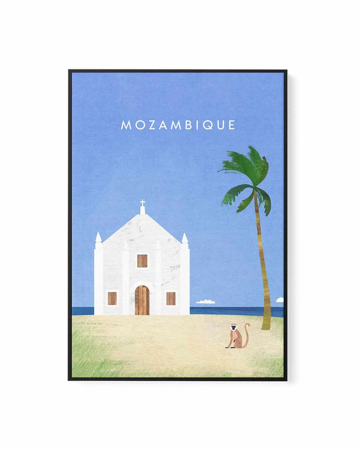 Mozambique by Henry Rivers | Framed Canvas Art Print from Olive et Oriel where you can shop wallpaper and artworks online