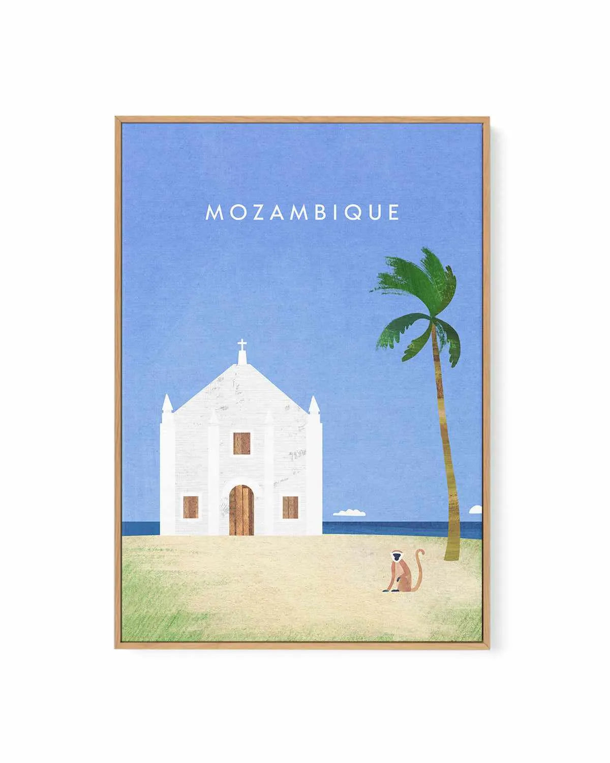 Mozambique by Henry Rivers | Framed Canvas Art Print from Olive et Oriel where you can shop wallpaper and artworks online