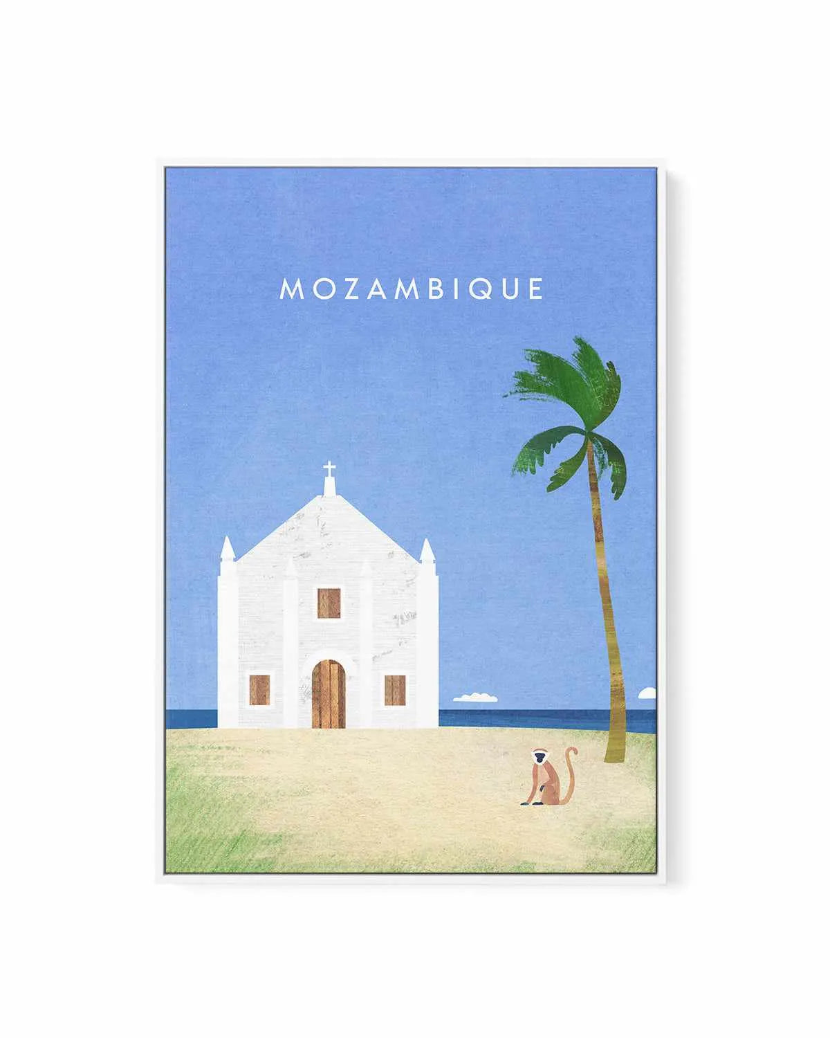 Mozambique by Henry Rivers | Framed Canvas Art Print from Olive et Oriel where you can shop wallpaper and artworks online