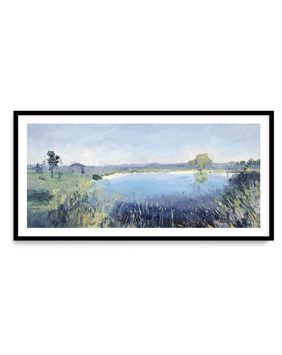 Mudgee Vineyard Dam by Meredith Howse | Panoramic Art Print