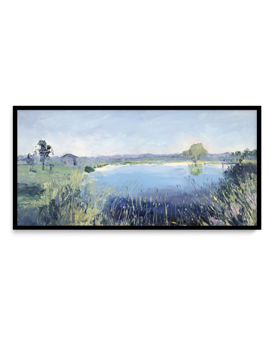 Mudgee Vineyard Dam by Meredith Howse | Panoramic Art Print