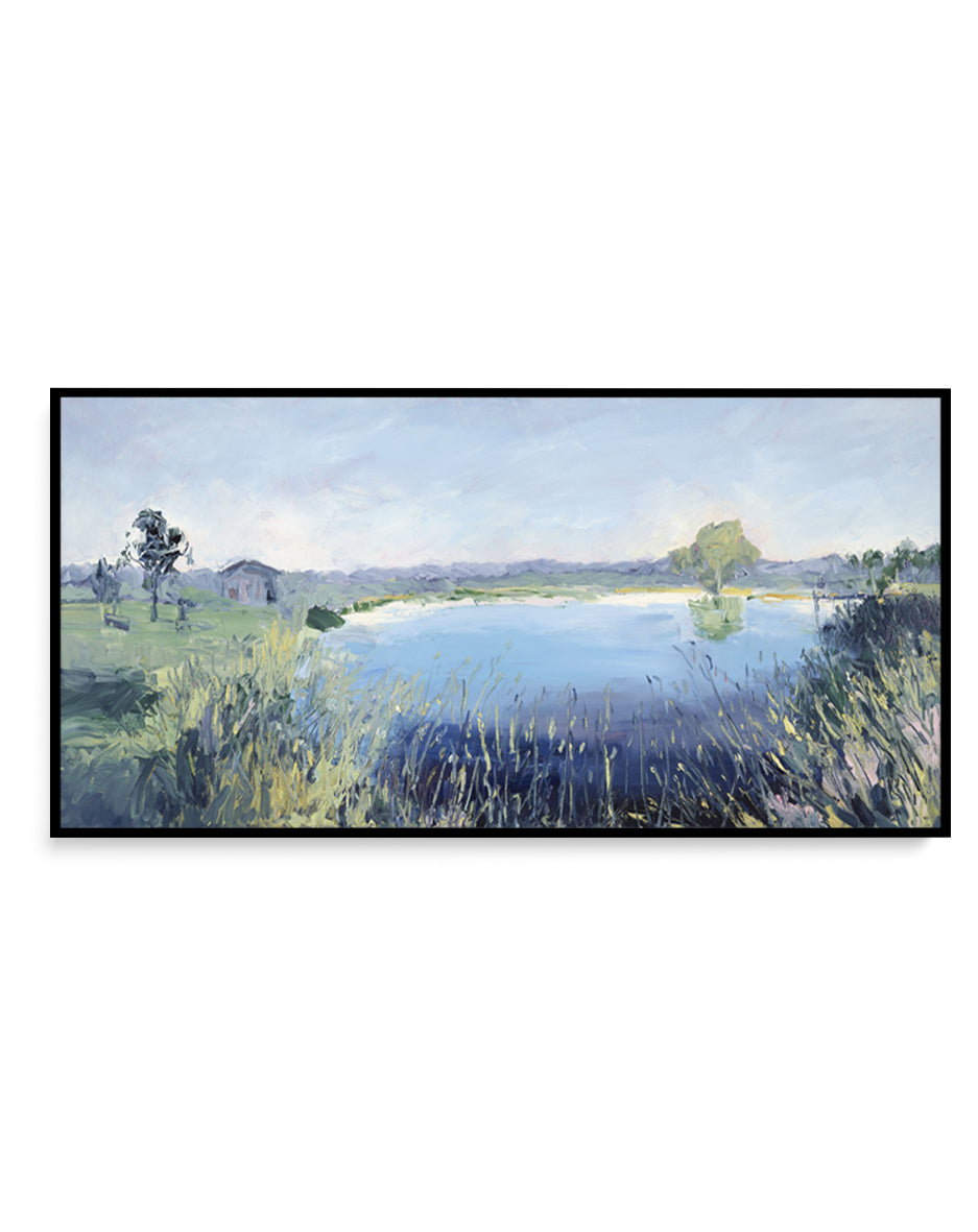 Mudgee Vineyard Dam by Meredith Howse | Panoramic Canvas Art Print