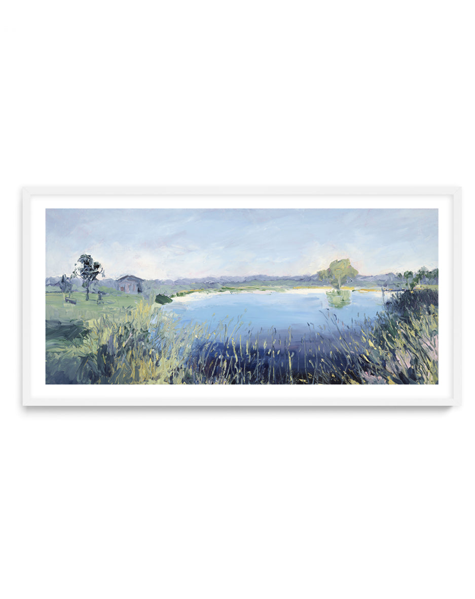 Mudgee Vineyard Dam by Meredith Howse | Panoramic Art Print