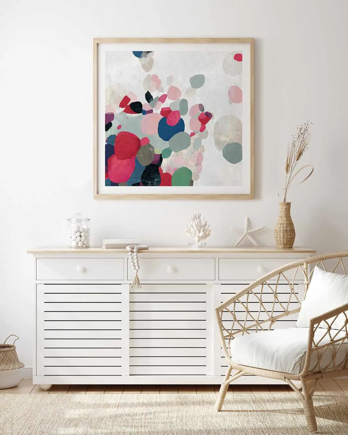 Multicolourful I Art Print from Olive et Oriel where you can shop wallpaper and artworks online
