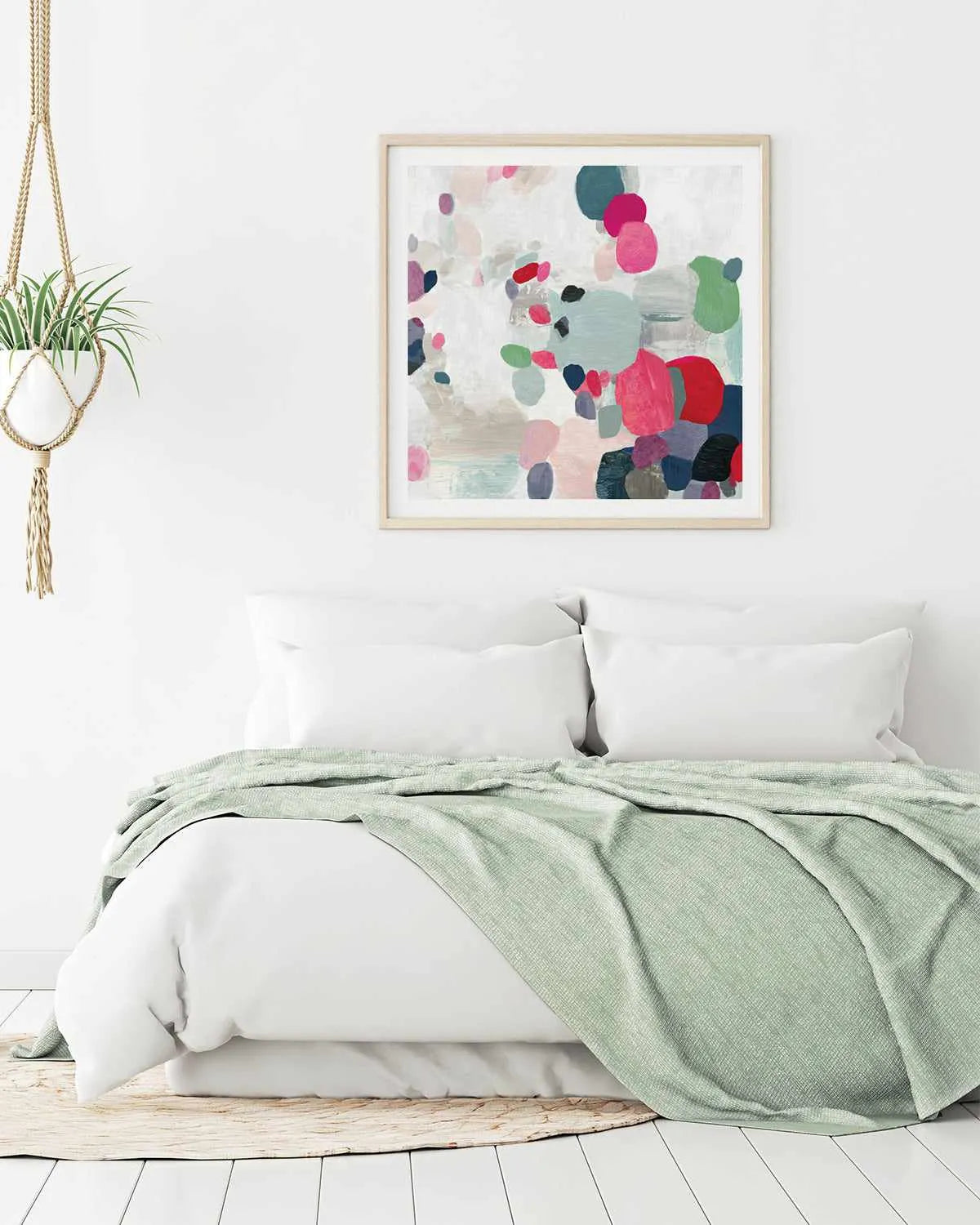 Multicolourful II Art Print from Olive et Oriel where you can shop wallpaper and artworks online