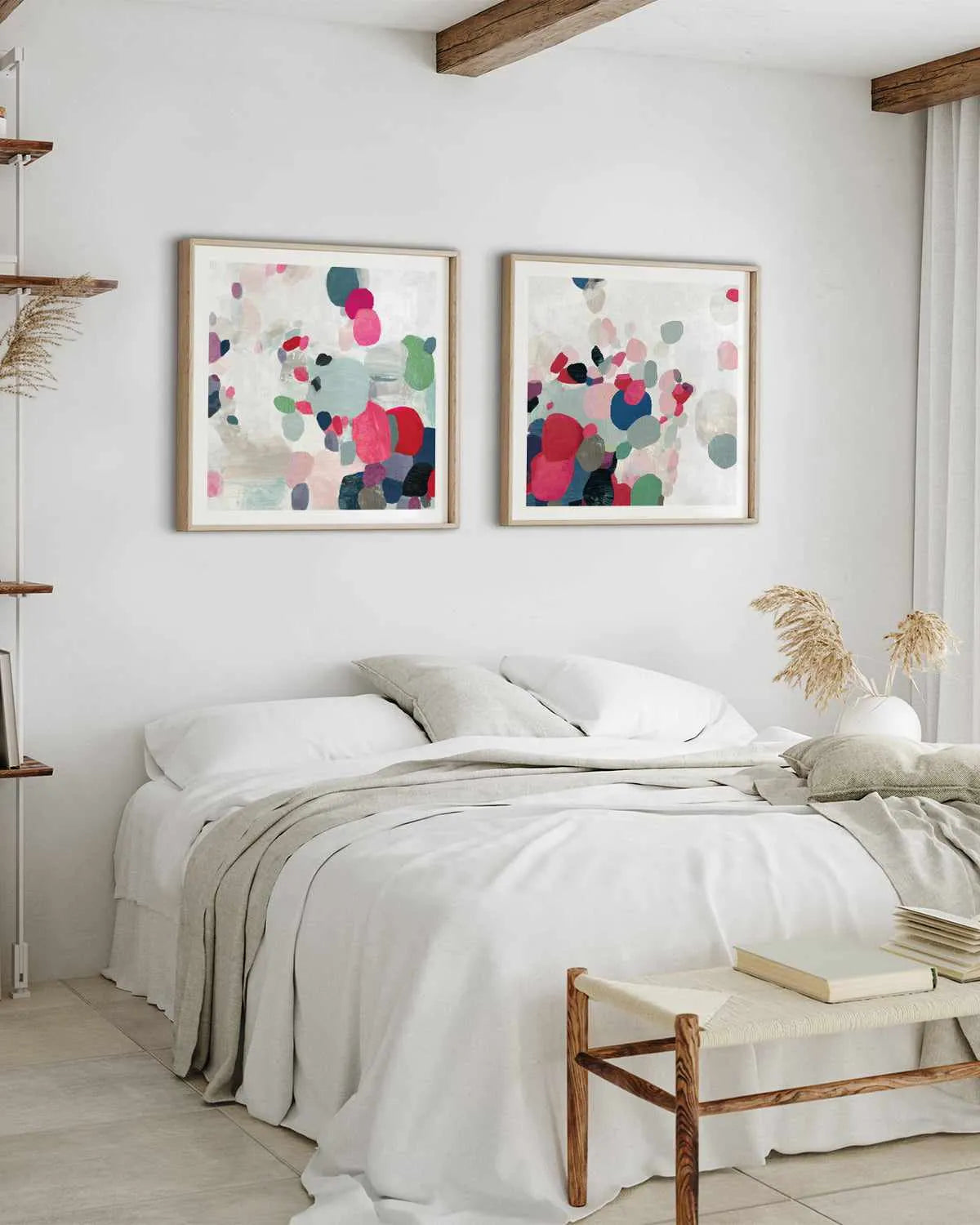 Multicolourful II Art Print from Olive et Oriel where you can shop wallpaper and artworks online