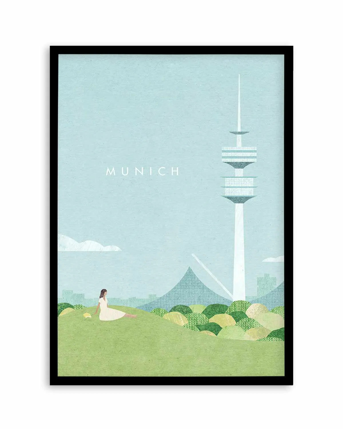 Munich by Henry Rivers Art Print from Olive et Oriel where you can shop wallpaper and artworks online