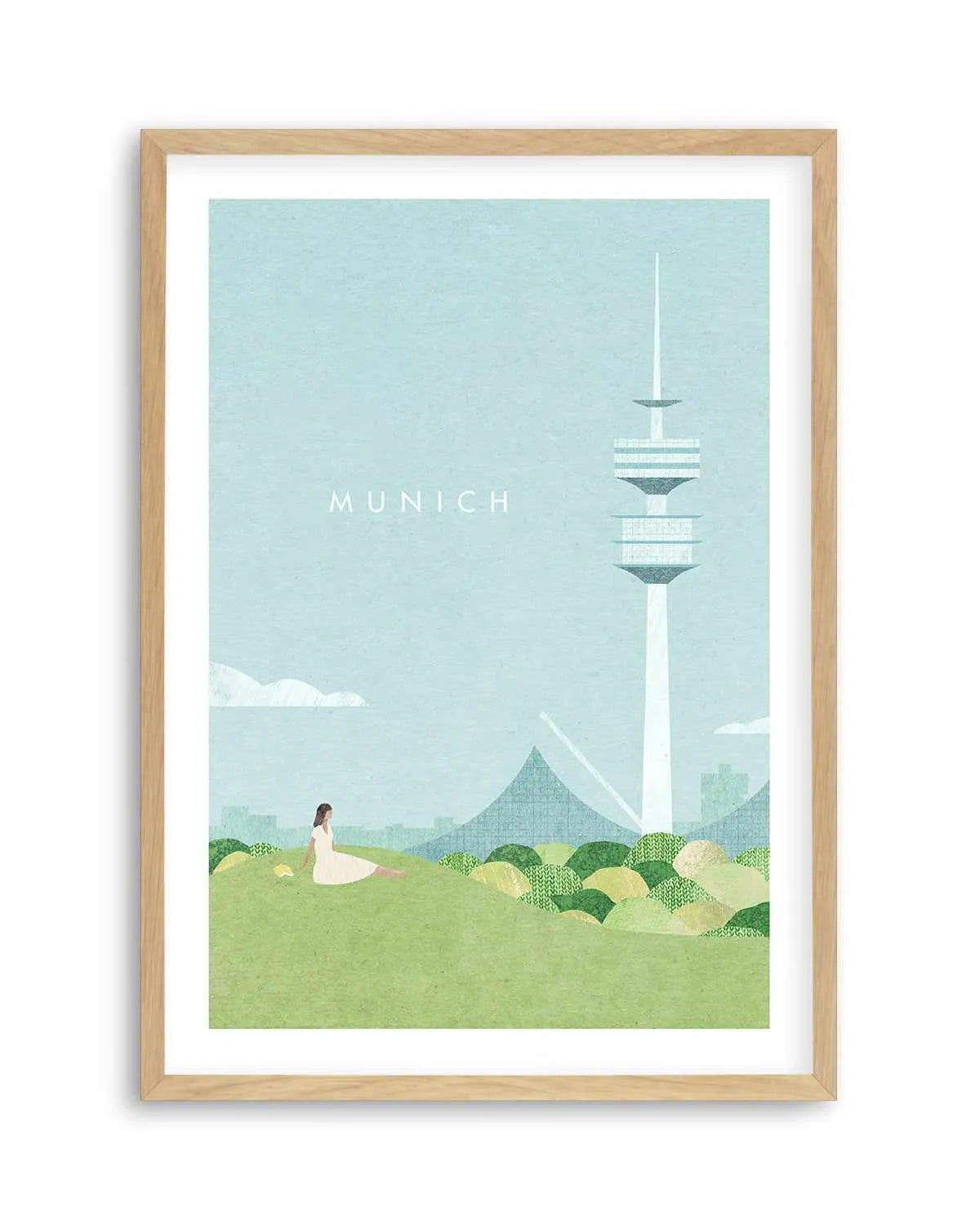 Munich by Henry Rivers Art Print from Olive et Oriel where you can shop wallpaper and artworks online