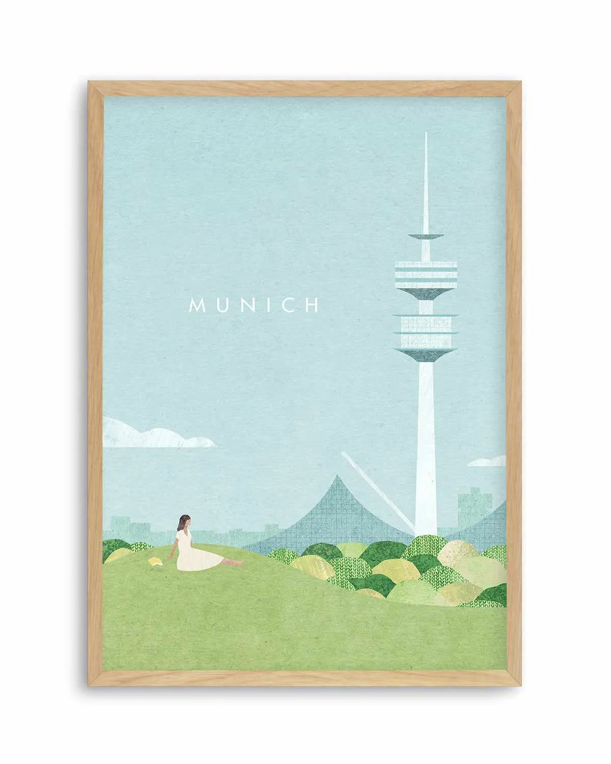 Munich by Henry Rivers Art Print from Olive et Oriel where you can shop wallpaper and artworks online