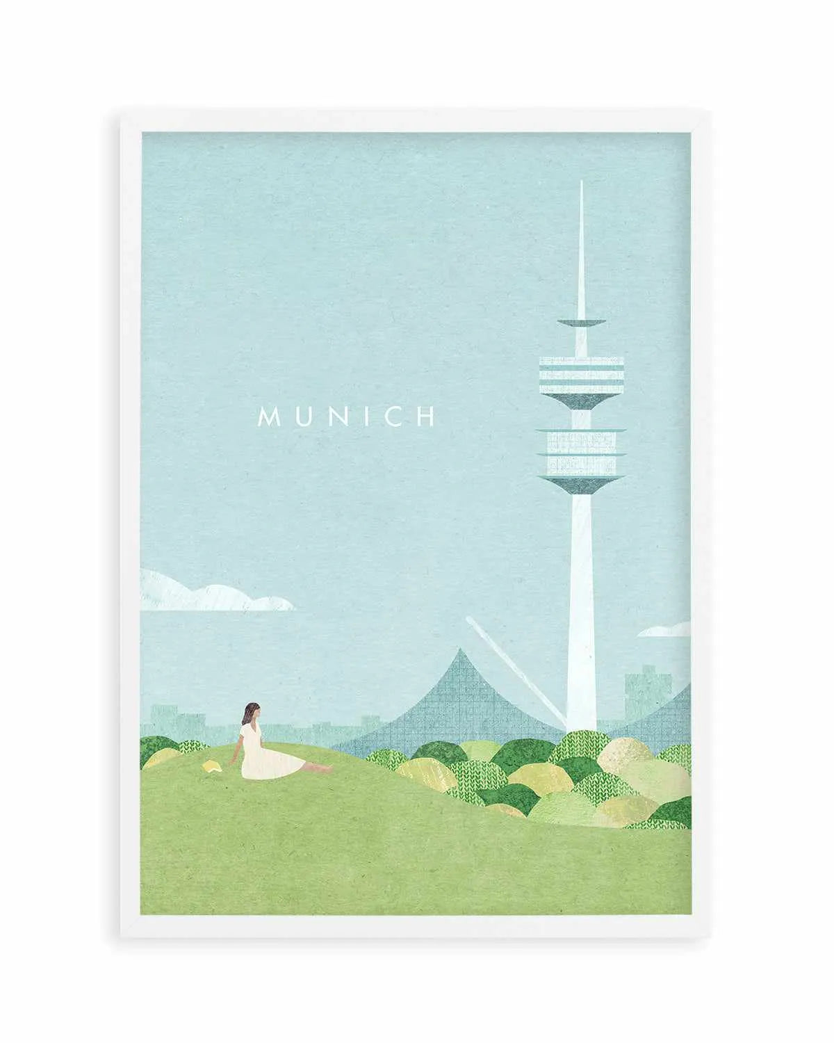 Munich by Henry Rivers Art Print from Olive et Oriel where you can shop wallpaper and artworks online
