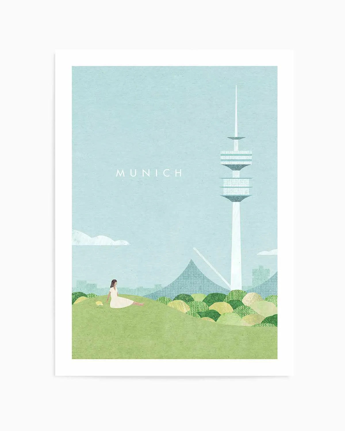 Munich by Henry Rivers Art Print from Olive et Oriel where you can shop wallpaper and artworks online
