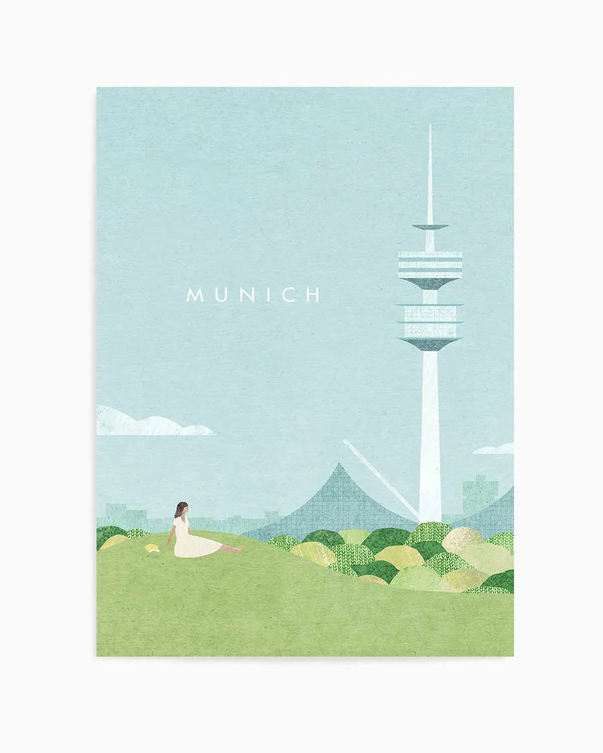 Munich by Henry Rivers Art Print from Olive et Oriel where you can shop wallpaper and artworks online