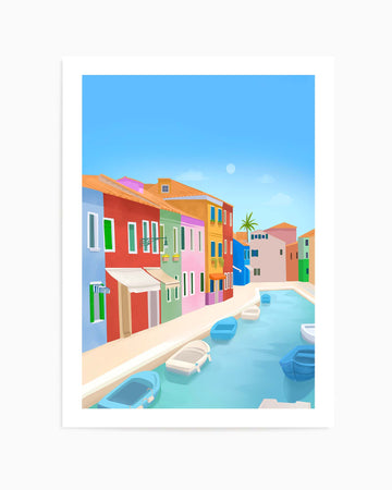 Murano Island By Petra Lizde | Art Print from Olive et Oriel where you can shop wallpaper and artworks online