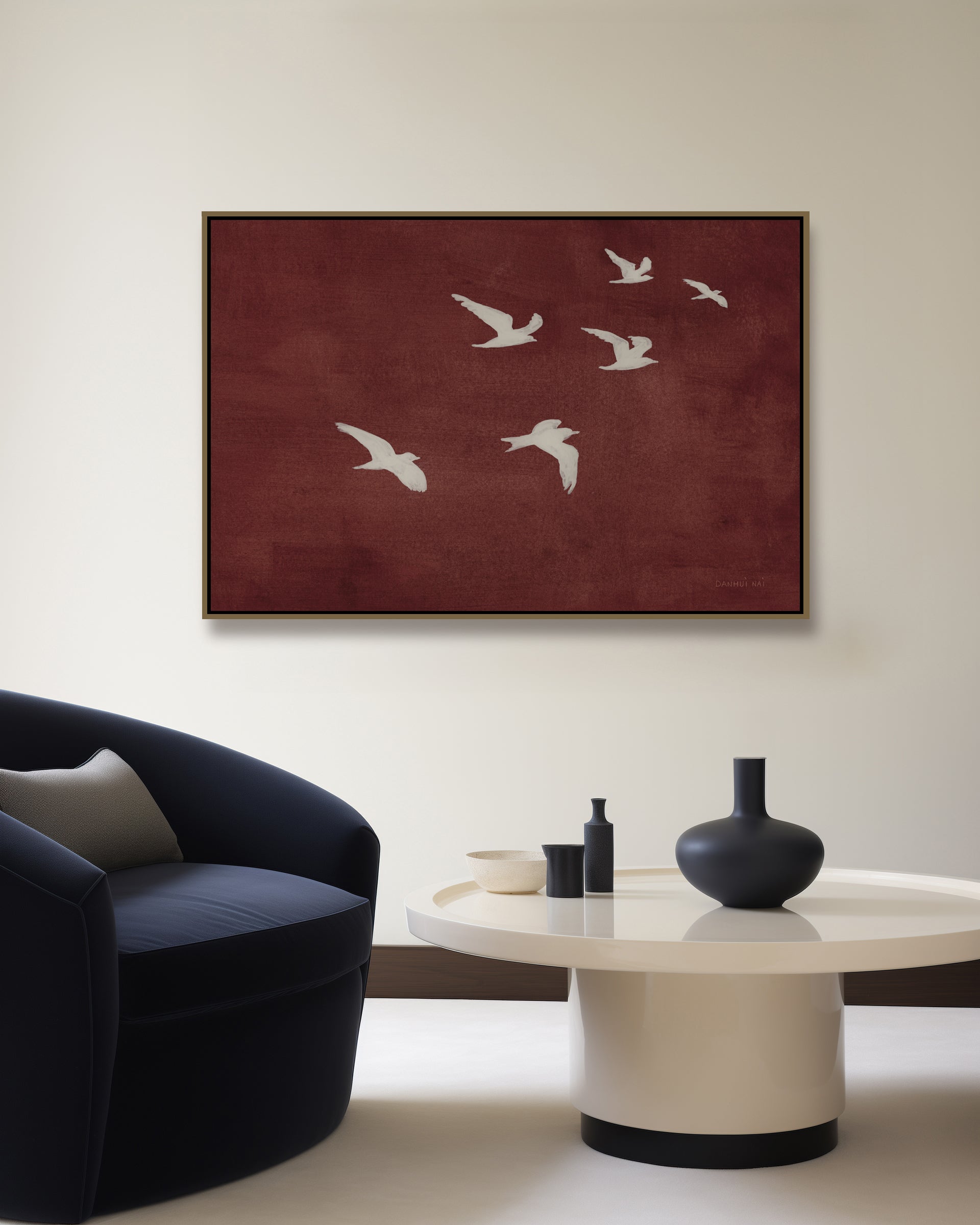 Murmuration | Framed Canvas Art Print