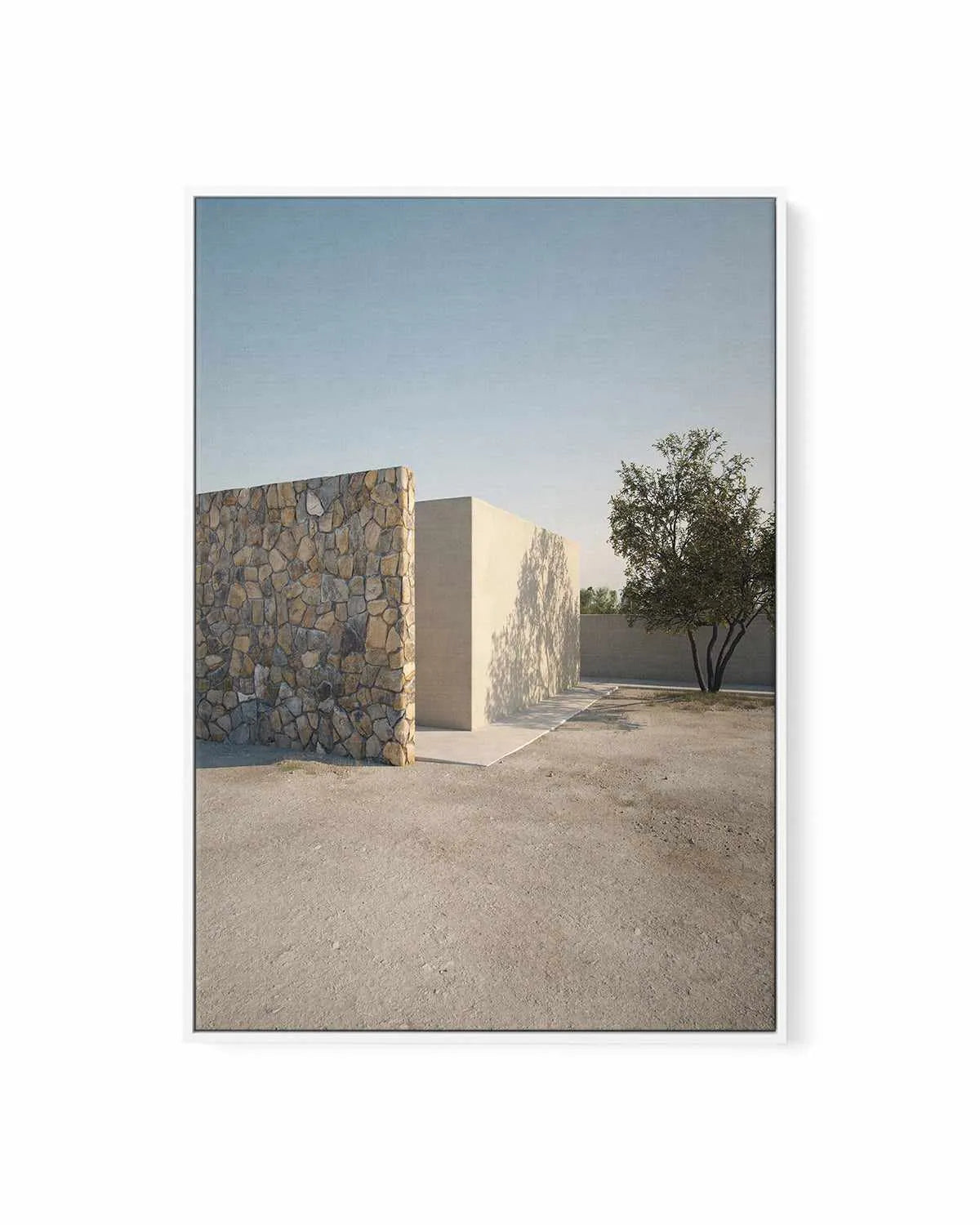 Muro by Guachinarte | Framed Canvas Art Print from Olive et Oriel where you can shop wallpaper and artworks online