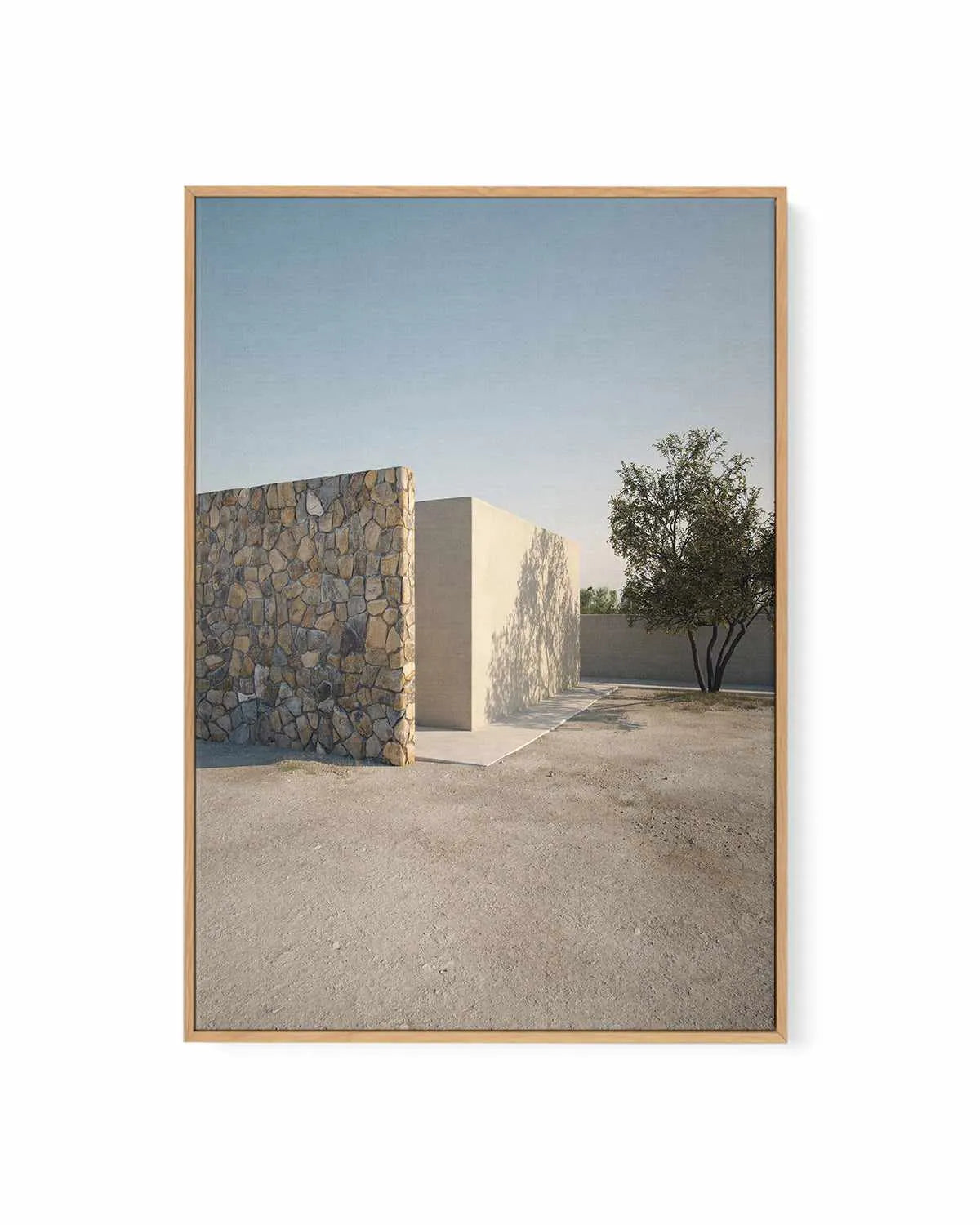 Muro by Guachinarte | Framed Canvas Art Print from Olive et Oriel where you can shop wallpaper and artworks online