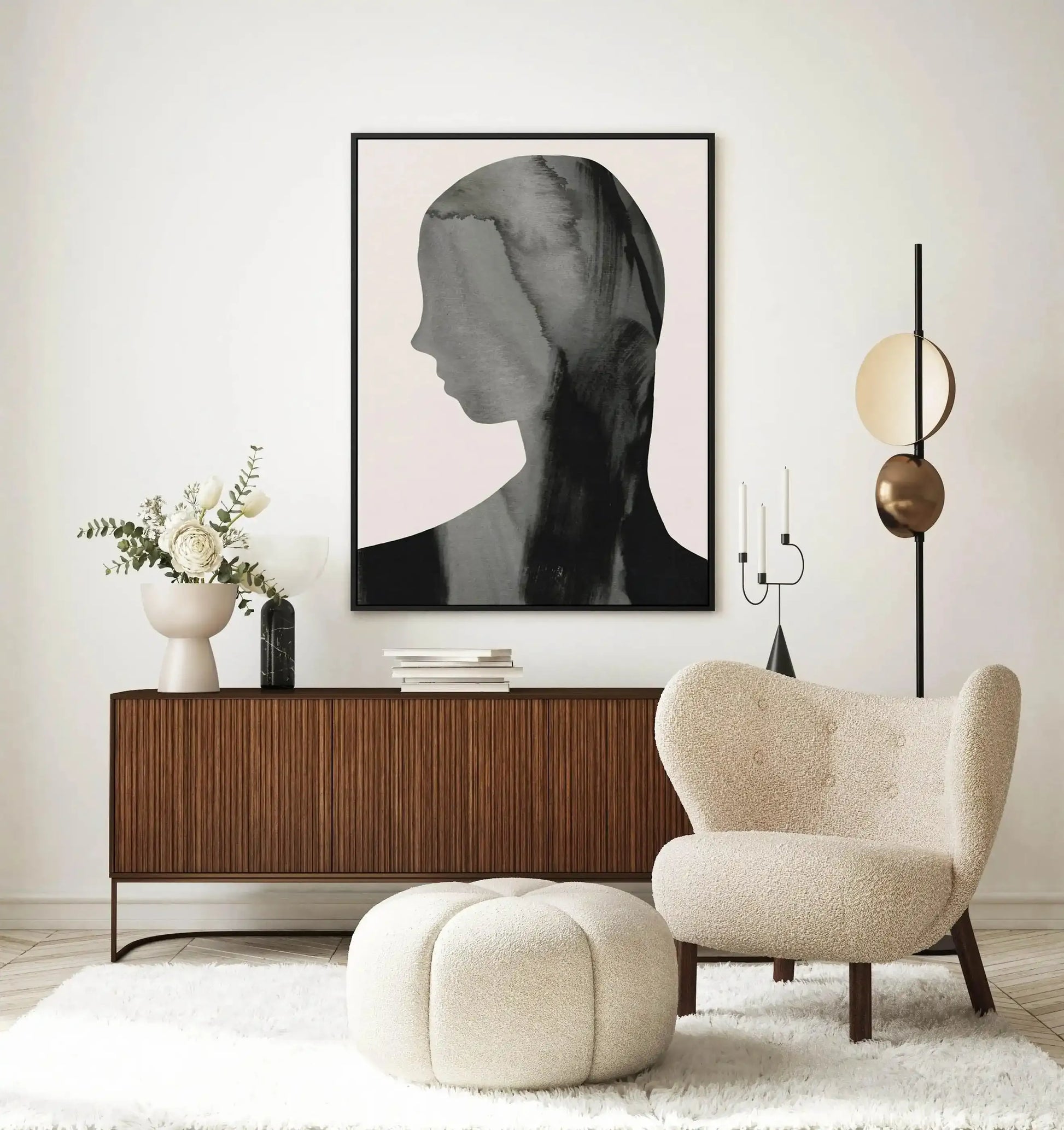 Muse by Dan Hobday | Framed Canvas-CANVAS-You can shop wall art online with Olive et Oriel for everything from abstract art to fun kids wall art. Our beautiful modern art prints and canvas art are available from large canvas prints to wall art paintings and our proudly Australian artwork collection offers only the highest quality framed large wall art and canvas art Australia - You can buy fashion photography prints or Hampton print posters and paintings on canvas from Olive et Oriel and have th