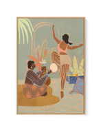 Music and Dance I by Arty Guava | Framed Canvas Art Print