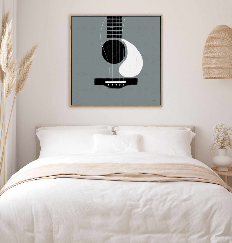 Musical Abstract I | Framed Canvas Art Print