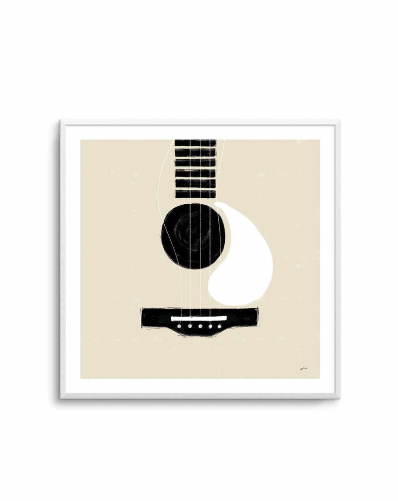 Musical Abstract I Cream | Art Print