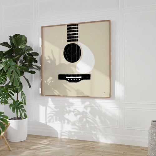 Musical Abstract I Cream | Art Print