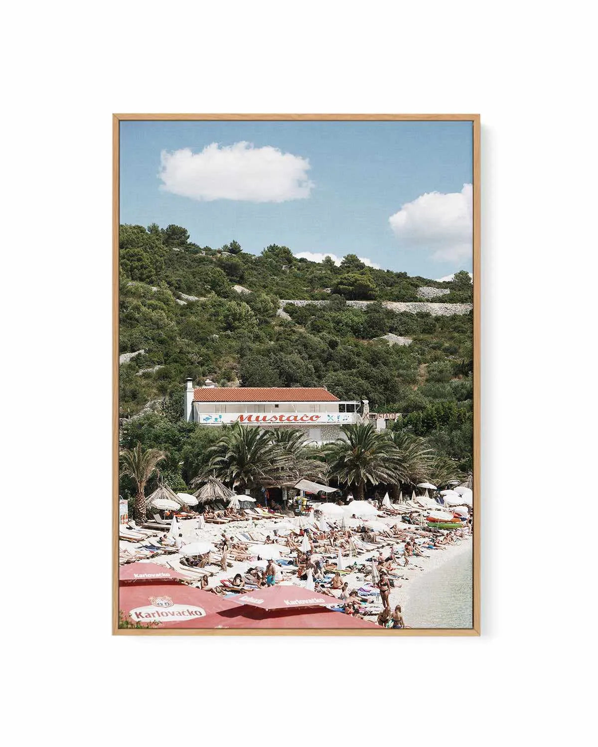 Mustaco by Renee Rae | Framed Canvas Art Print from Olive et Oriel where you can shop wallpaper and artworks online