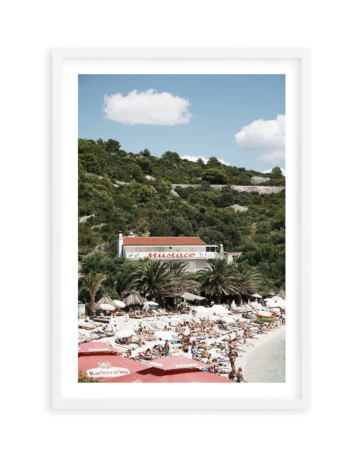Mustaco by Renee Rae Art Print from Olive et Oriel where you can shop wallpaper and artworks online