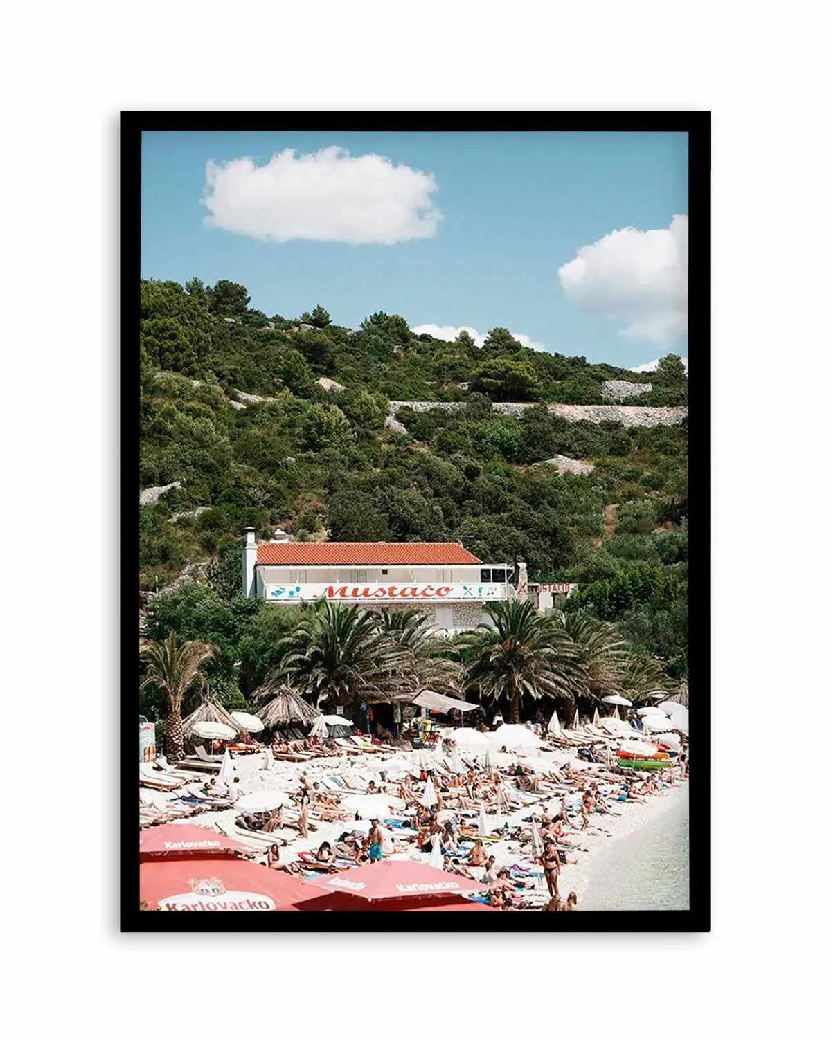 Mustaco by Renee Rae Art Print from Olive et Oriel where you can shop wallpaper and artworks online