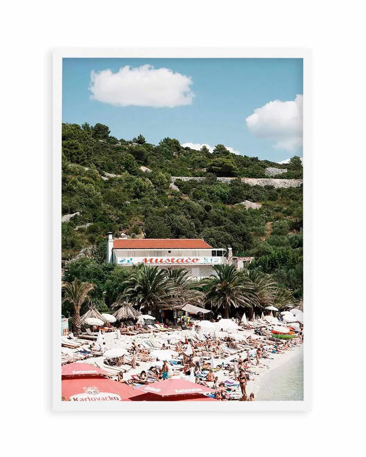 Mustaco by Renee Rae Art Print from Olive et Oriel where you can shop wallpaper and artworks online