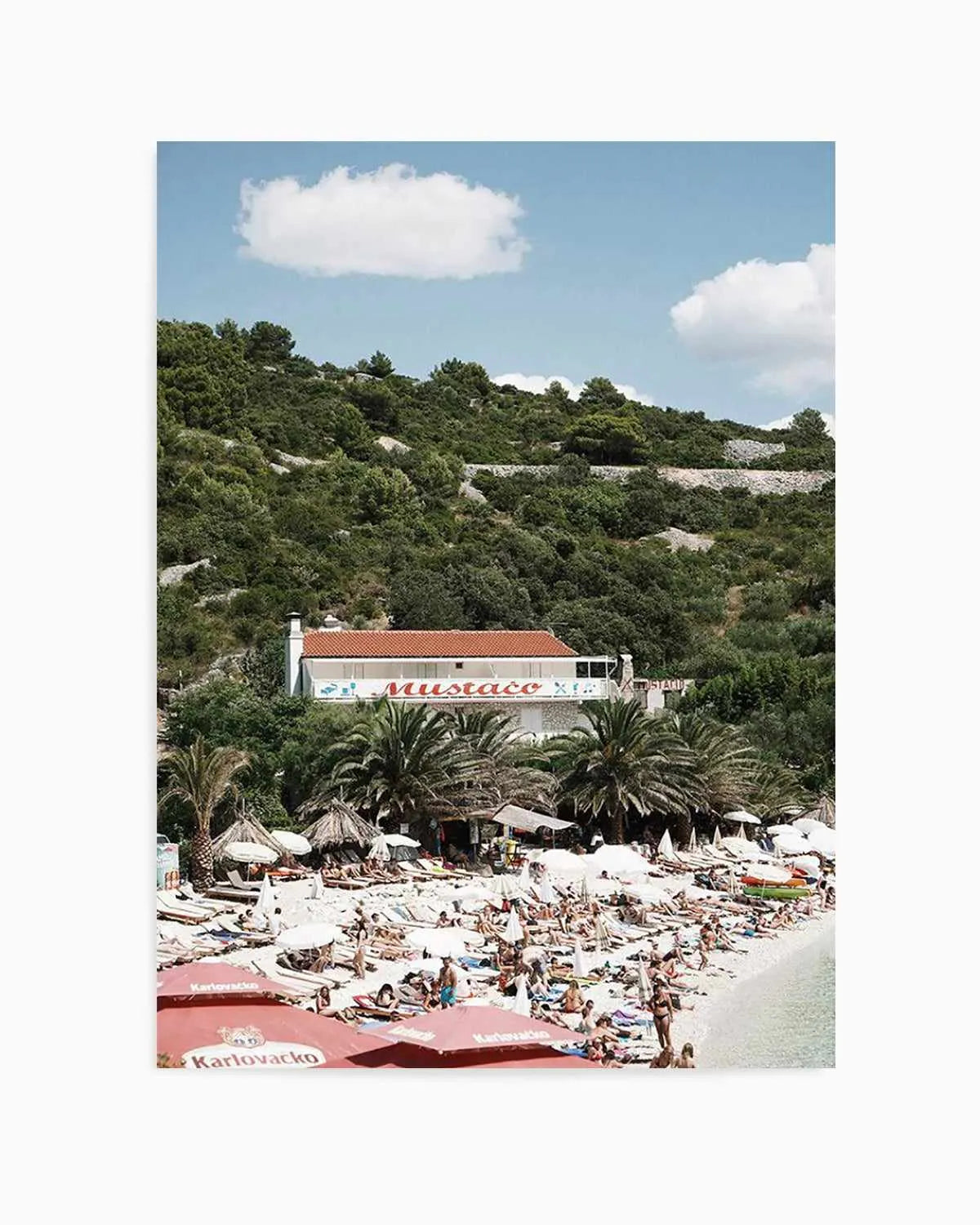 Mustaco by Renee Rae Art Print from Olive et Oriel where you can shop wallpaper and artworks online