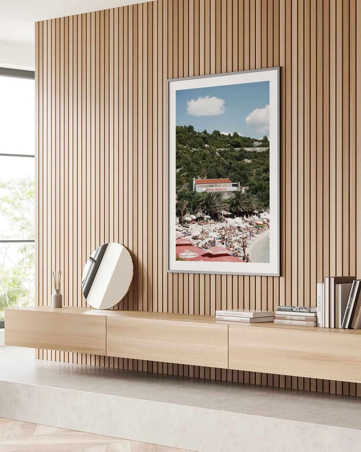 Mustaco by Renee Rae Art Print from Olive et Oriel where you can shop wallpaper and artworks online