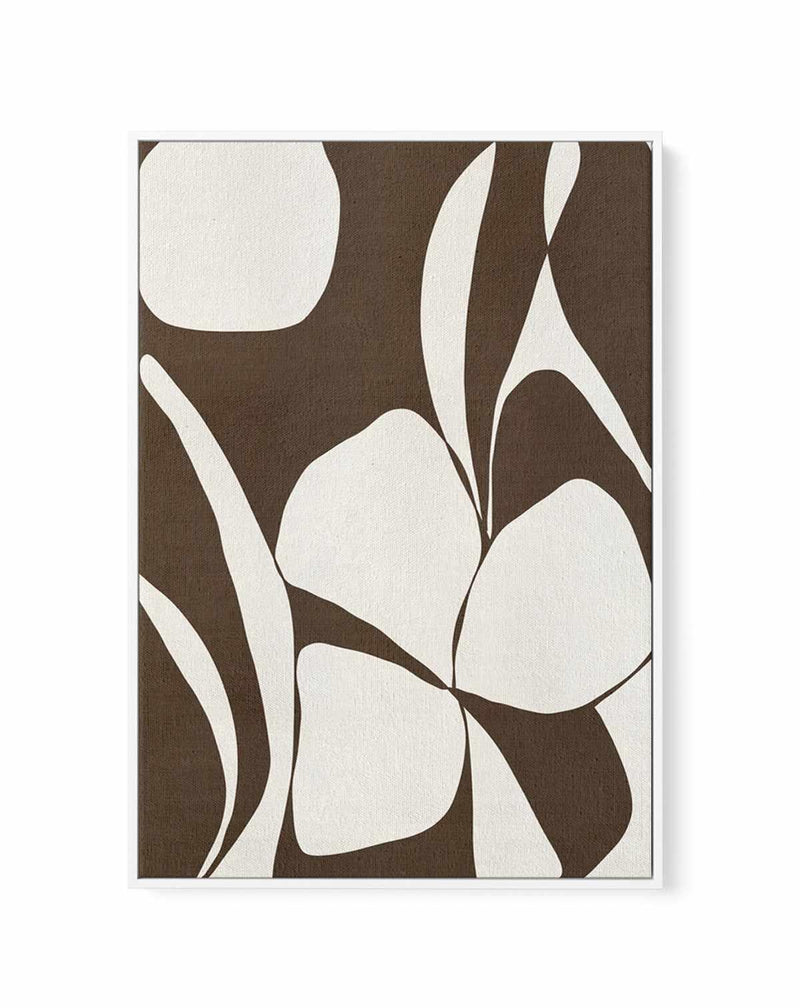 Muted Petals No 1 by Shatha Al Dafai | Framed Canvas Art Print from Olive et Oriel where you can shop wallpaper and artworks online