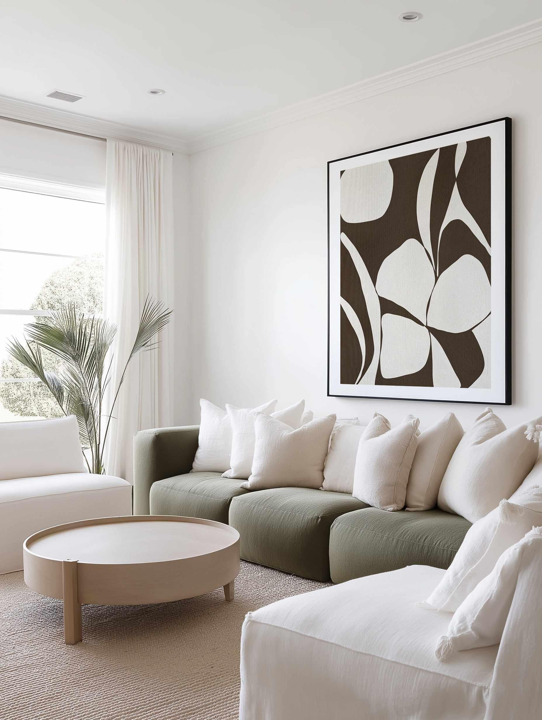 Muted Petals No 1 by Shatha Al Dafai | Art Print from Olive et Oriel where you can shop wallpaper and artworks online